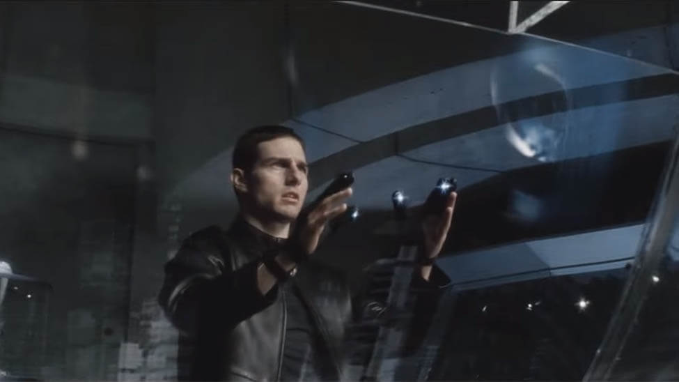 AR Augmented Reality in Minority Report